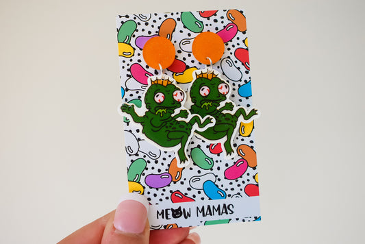 Please kill me dangle earrings