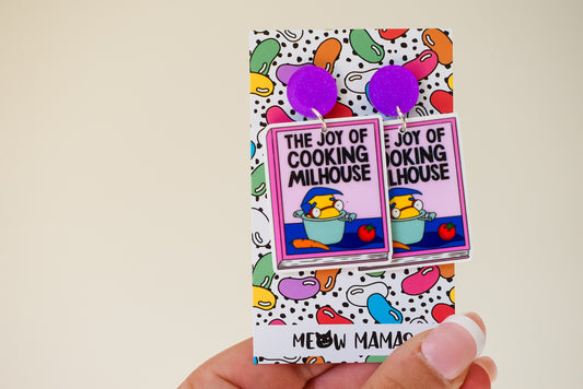 The joy of cooking milhouse dangle earrings
