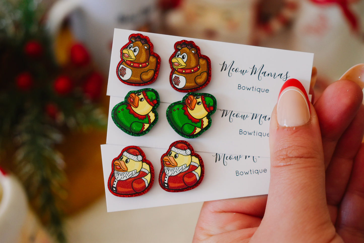 Duck studs SANTA