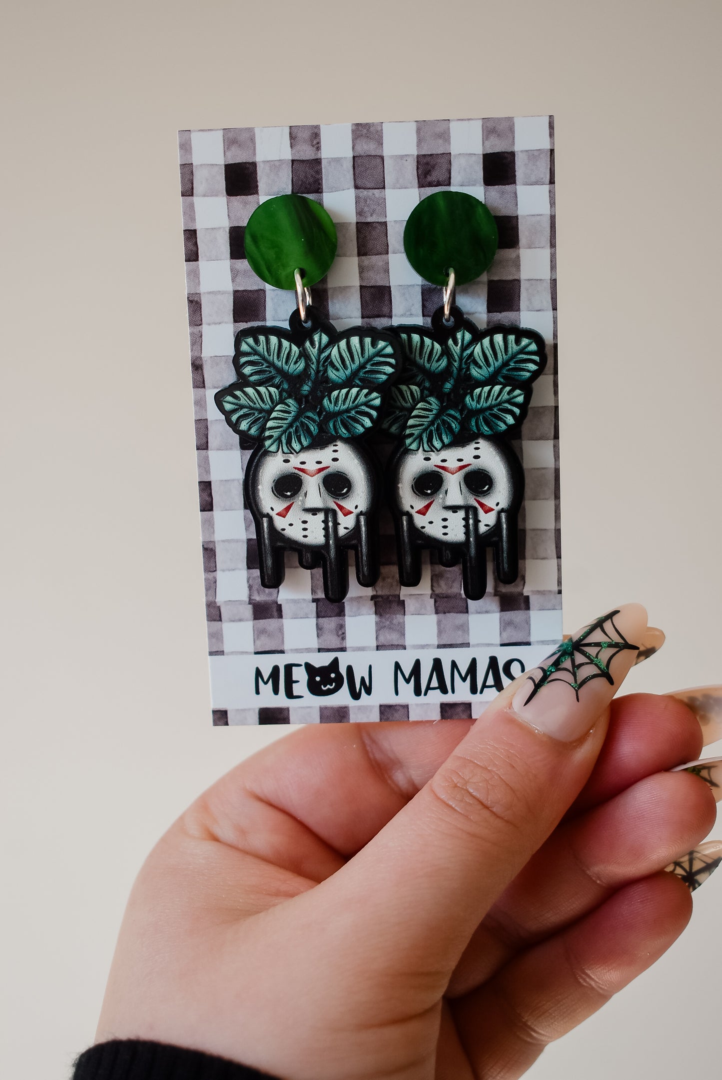 Jason planter Acrylic earrings