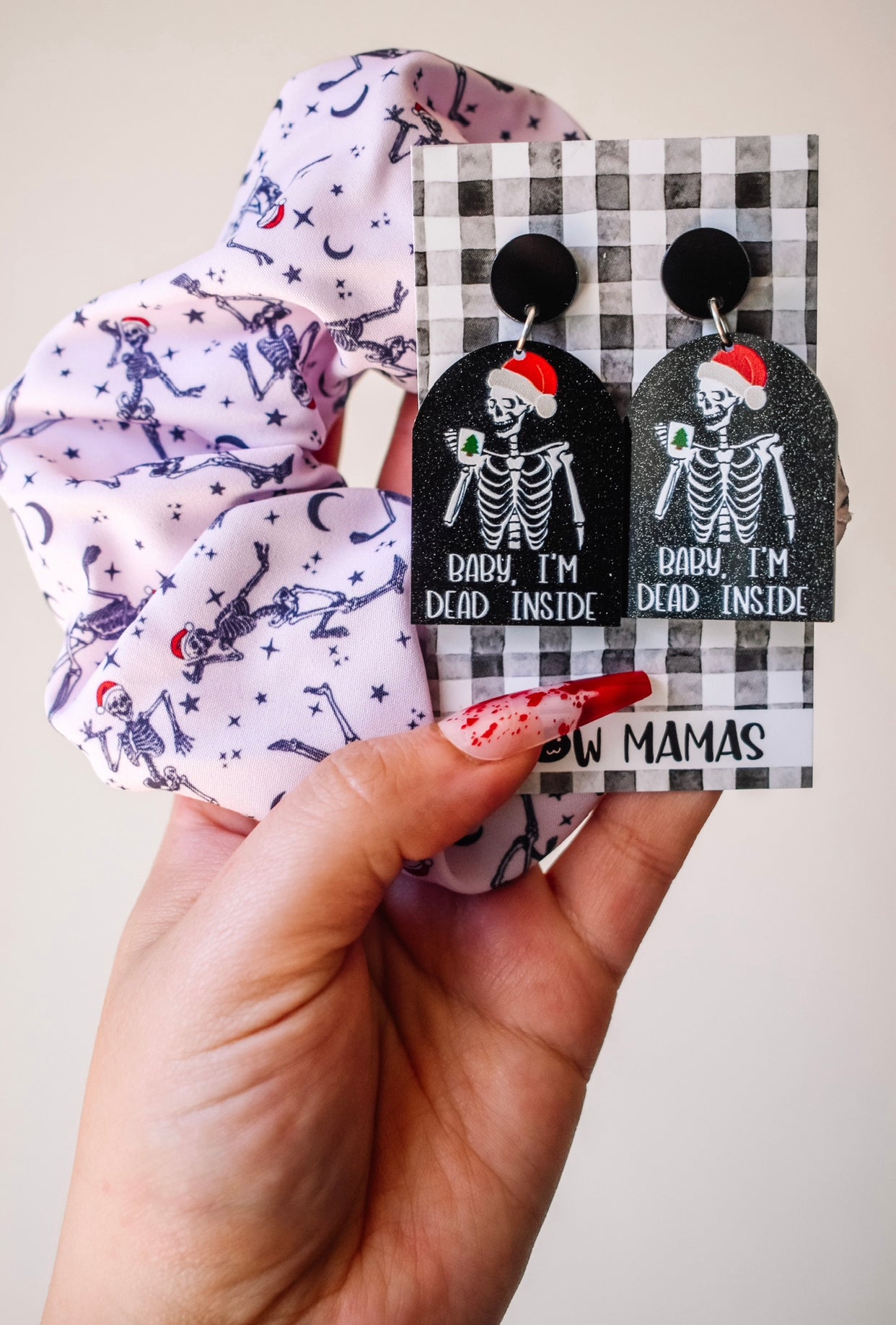 Dead inside but its christmas scrunchie