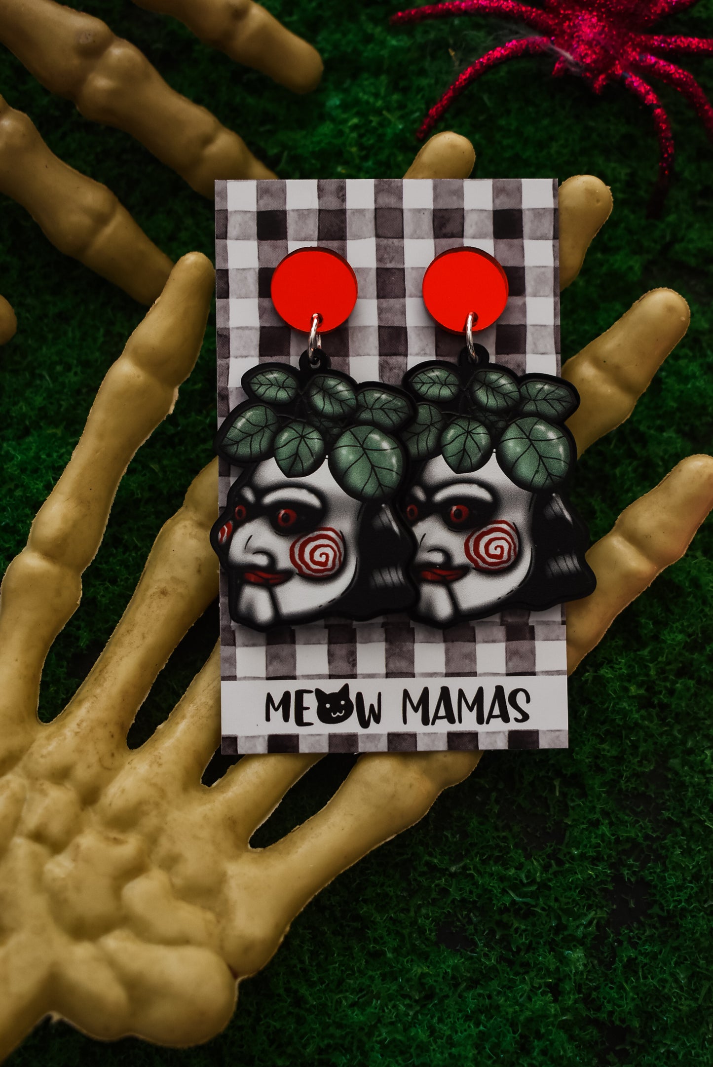 Jigsaw Acrylic earrings