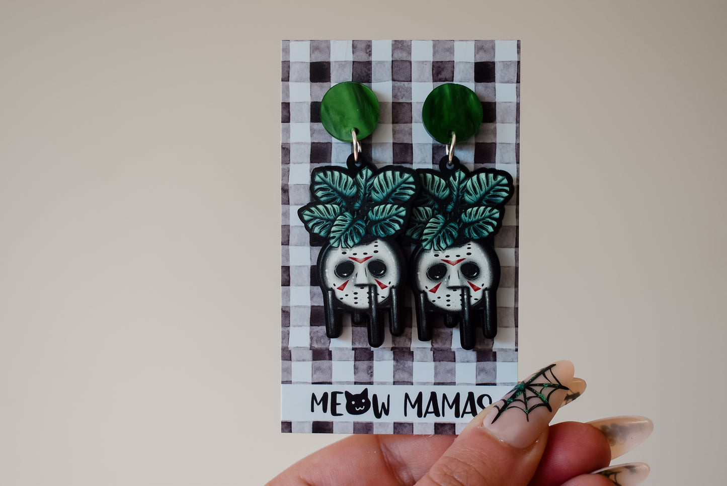 Jason planter Acrylic earrings