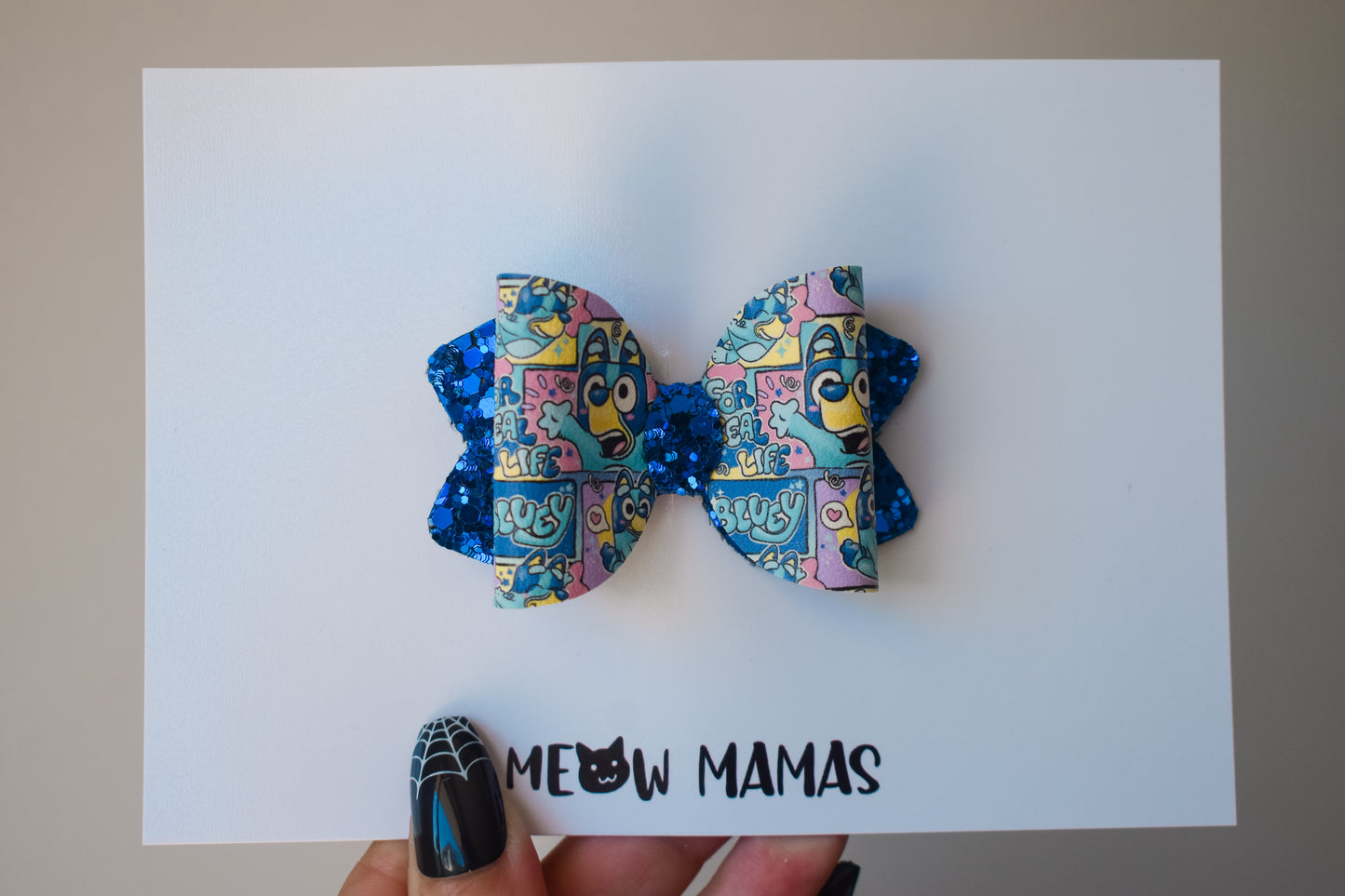 Bluey petite singular bow