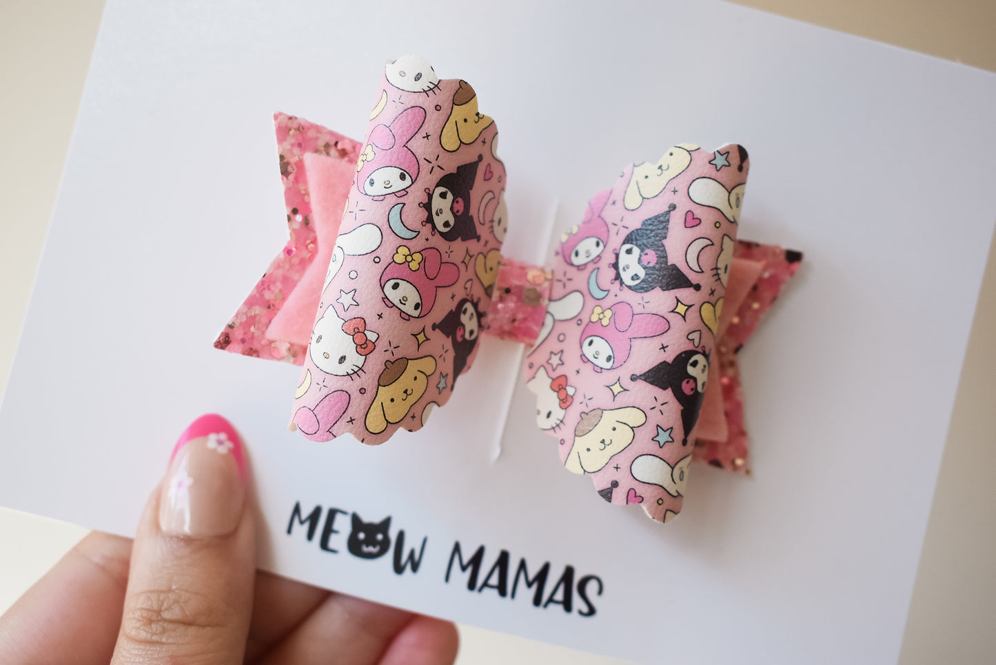 Sanrio friends mashup scallop bow