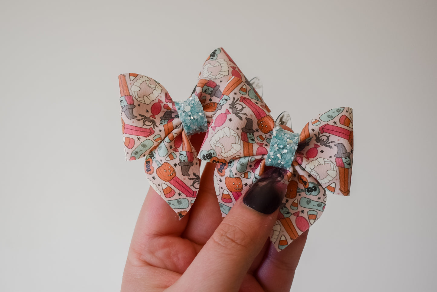 Pastel spooky treats sailor pigtail set