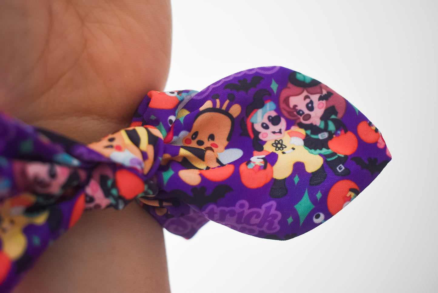 Trick or treat cuties small twist scrunchie