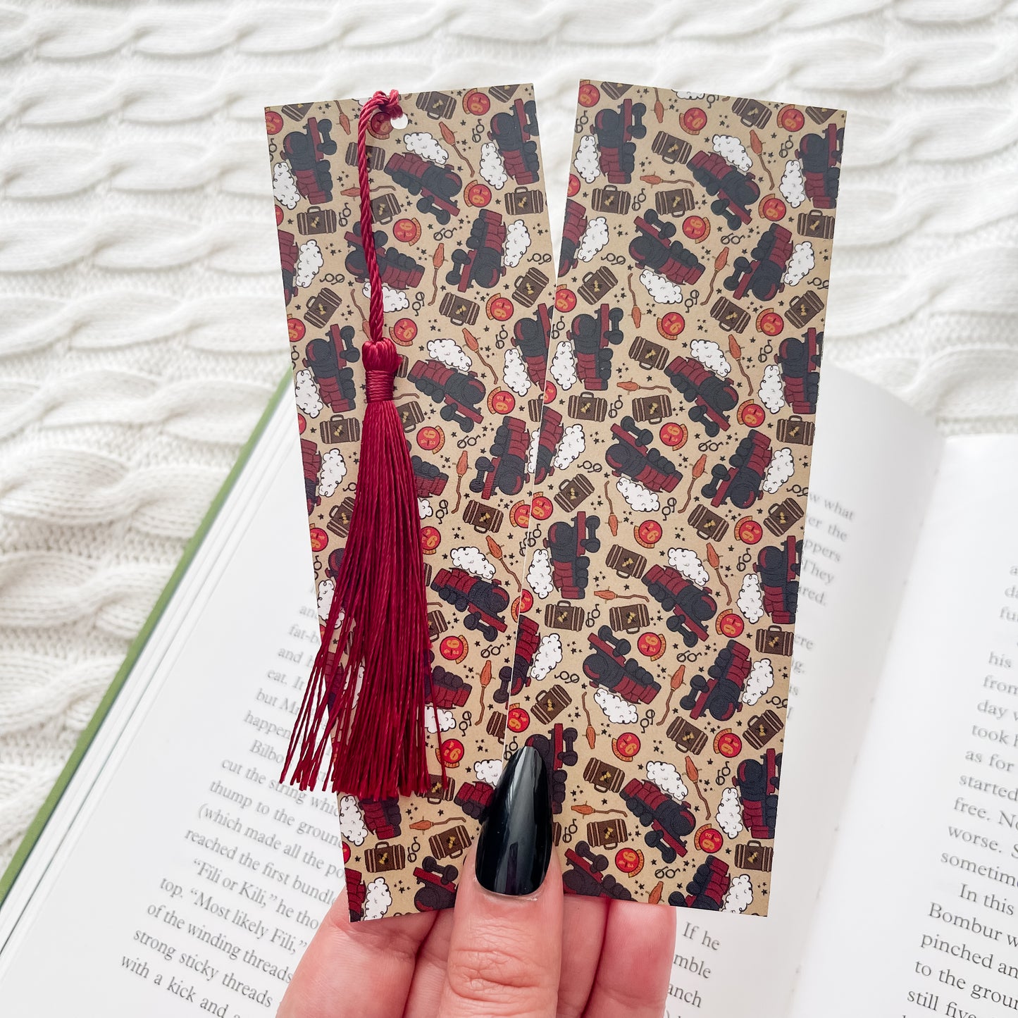 Wizarding express bookmark