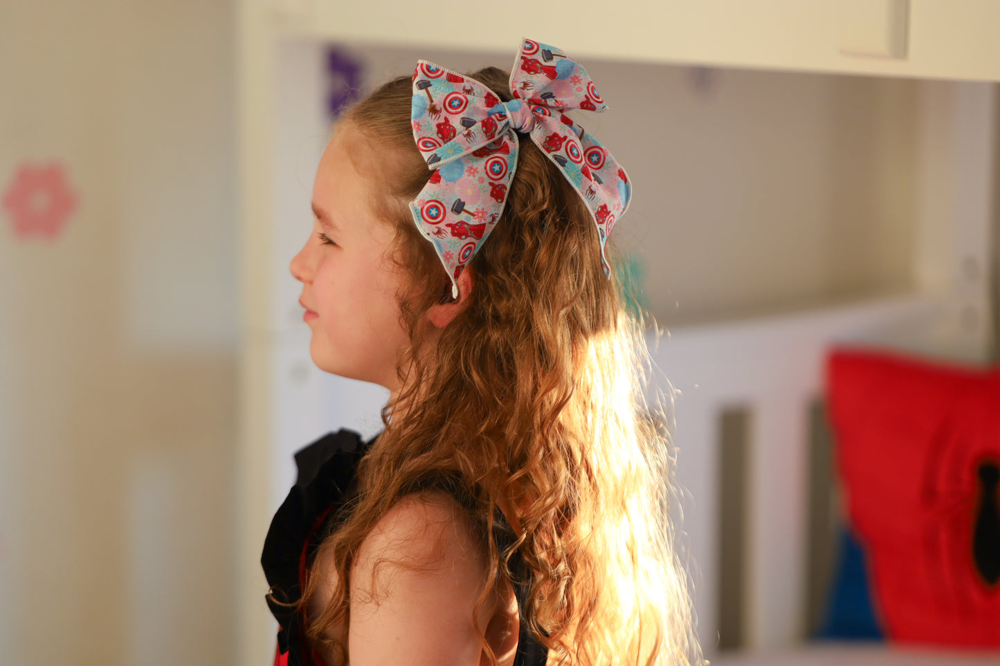 In my endgame era 5 inch hand tied sailor bow