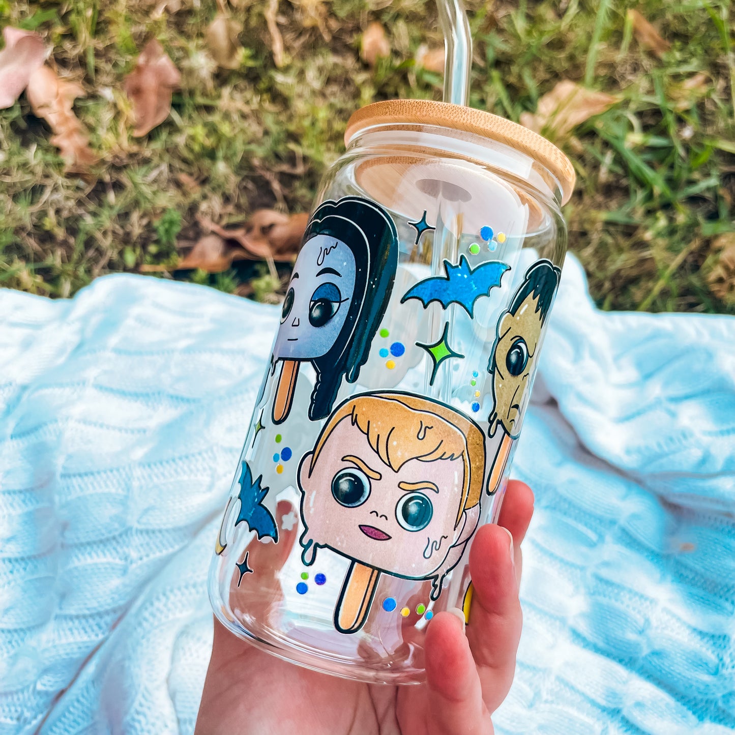 Popsicle Addams family cup