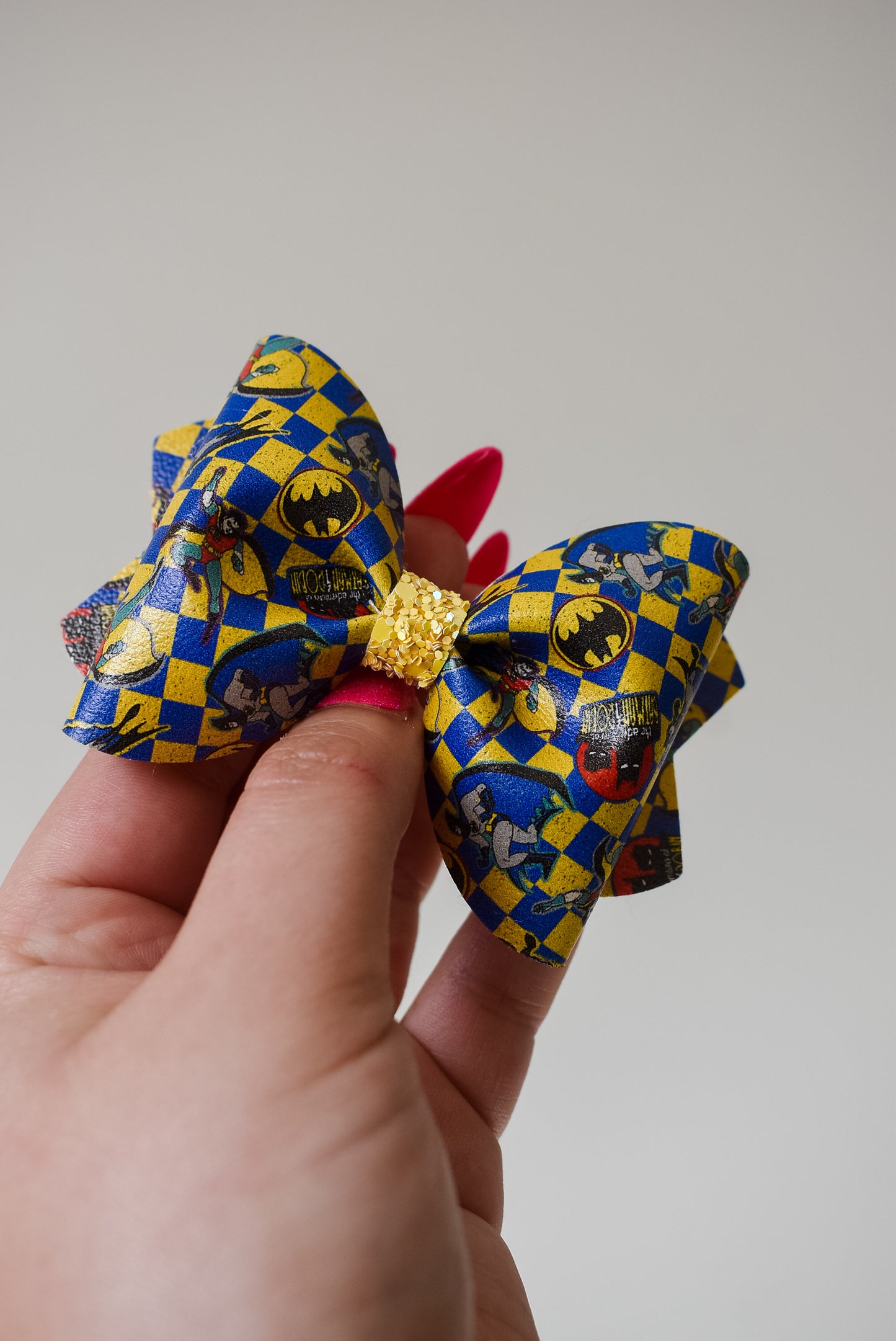 Retro Batman punch bow