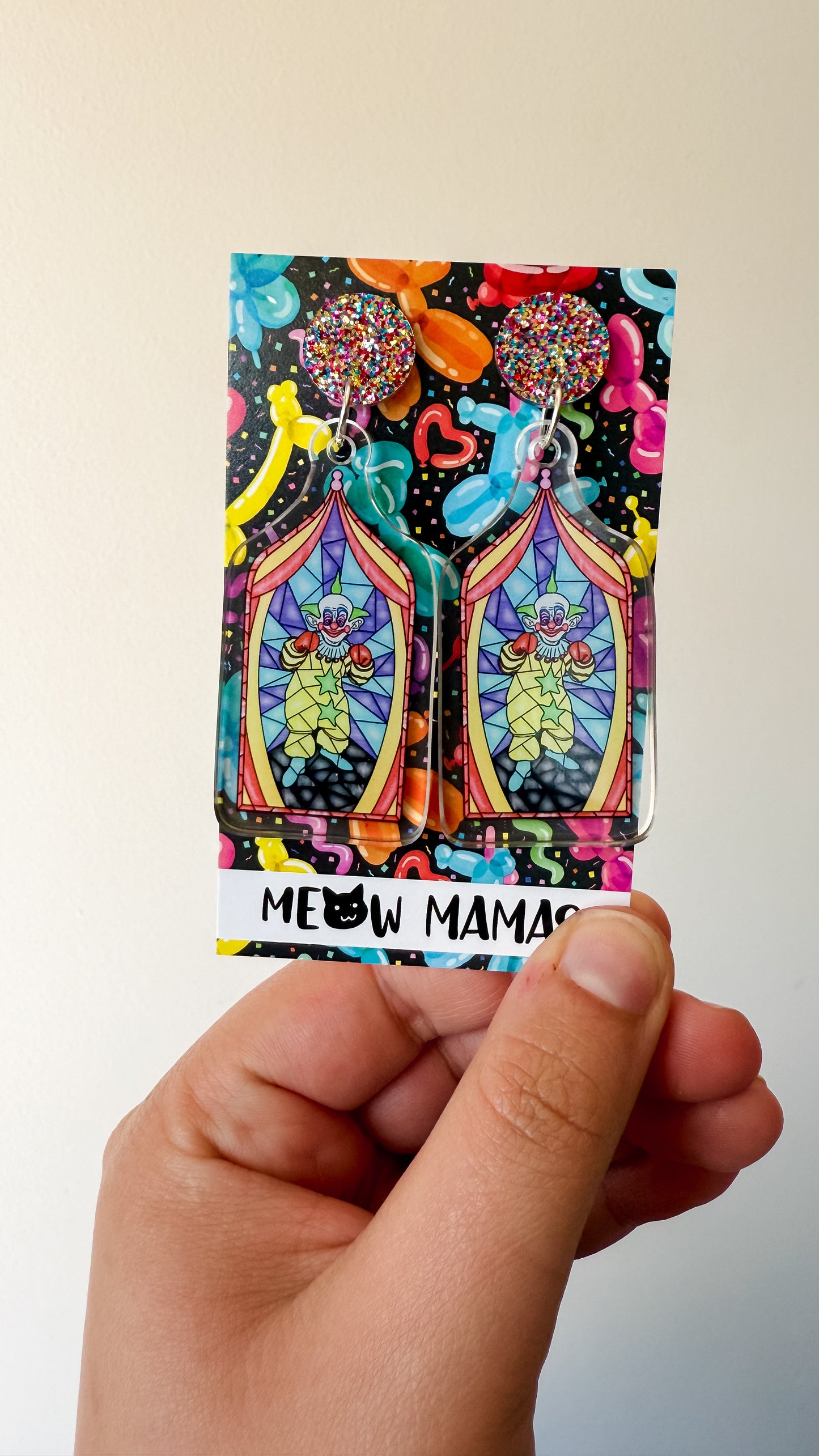 Killer klowns acrylic dangles SHORTY