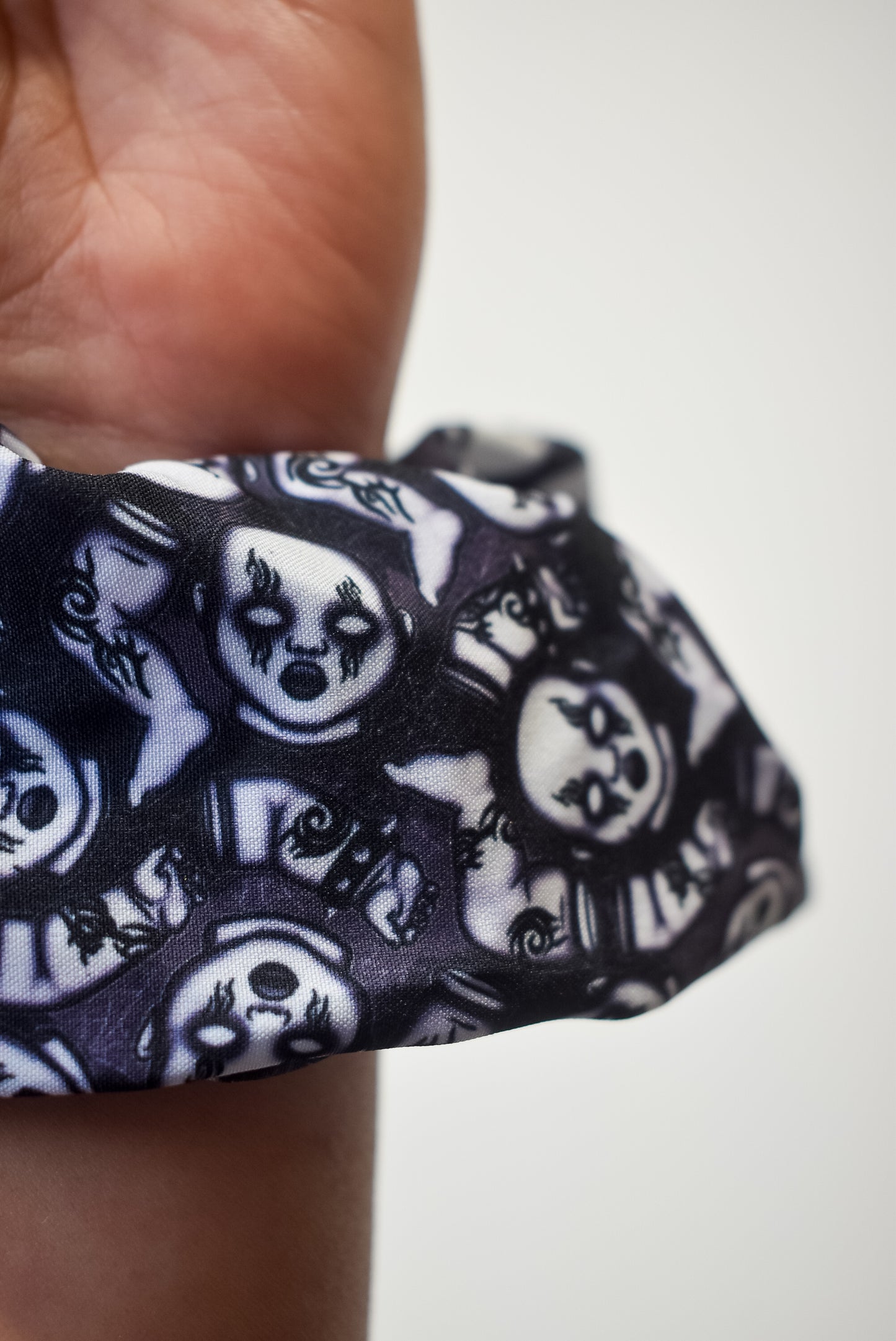 Haunted doll parts scrunchie