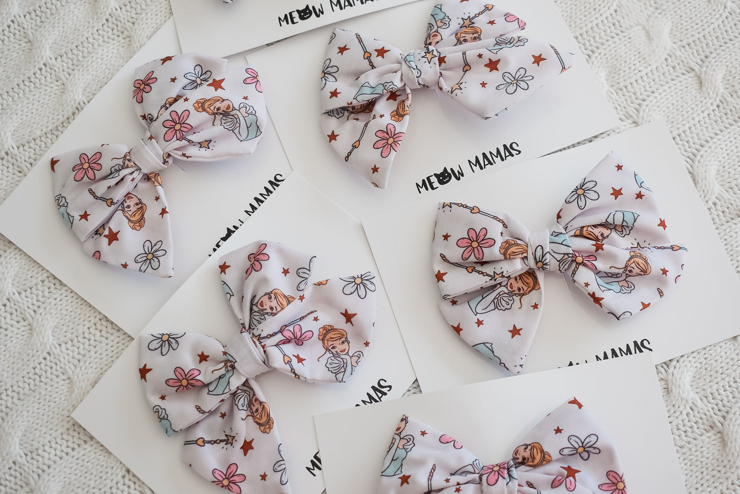 Cinderella Pinwheel bow