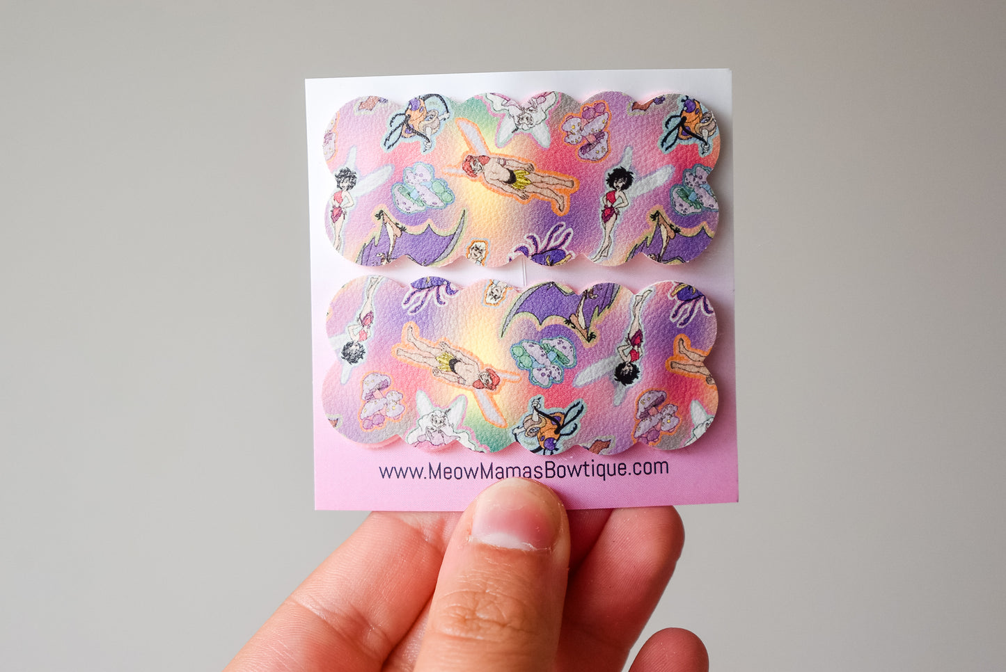 Ferngully squiggle snap clip set