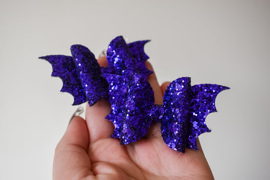 Bat pigtails PURPLE