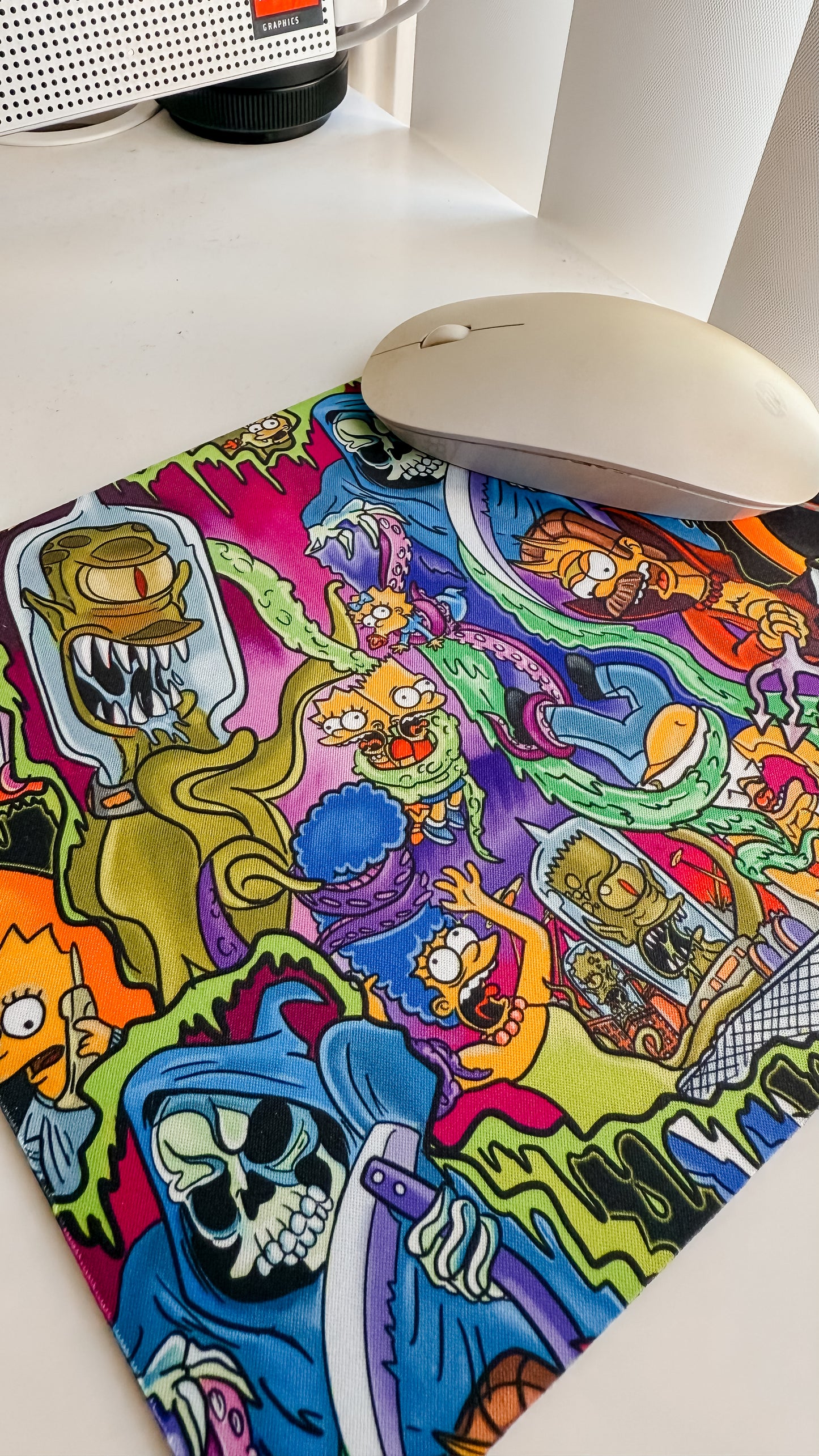 Simpsons Treehouse of Horror Mouse Pad VIBRANT