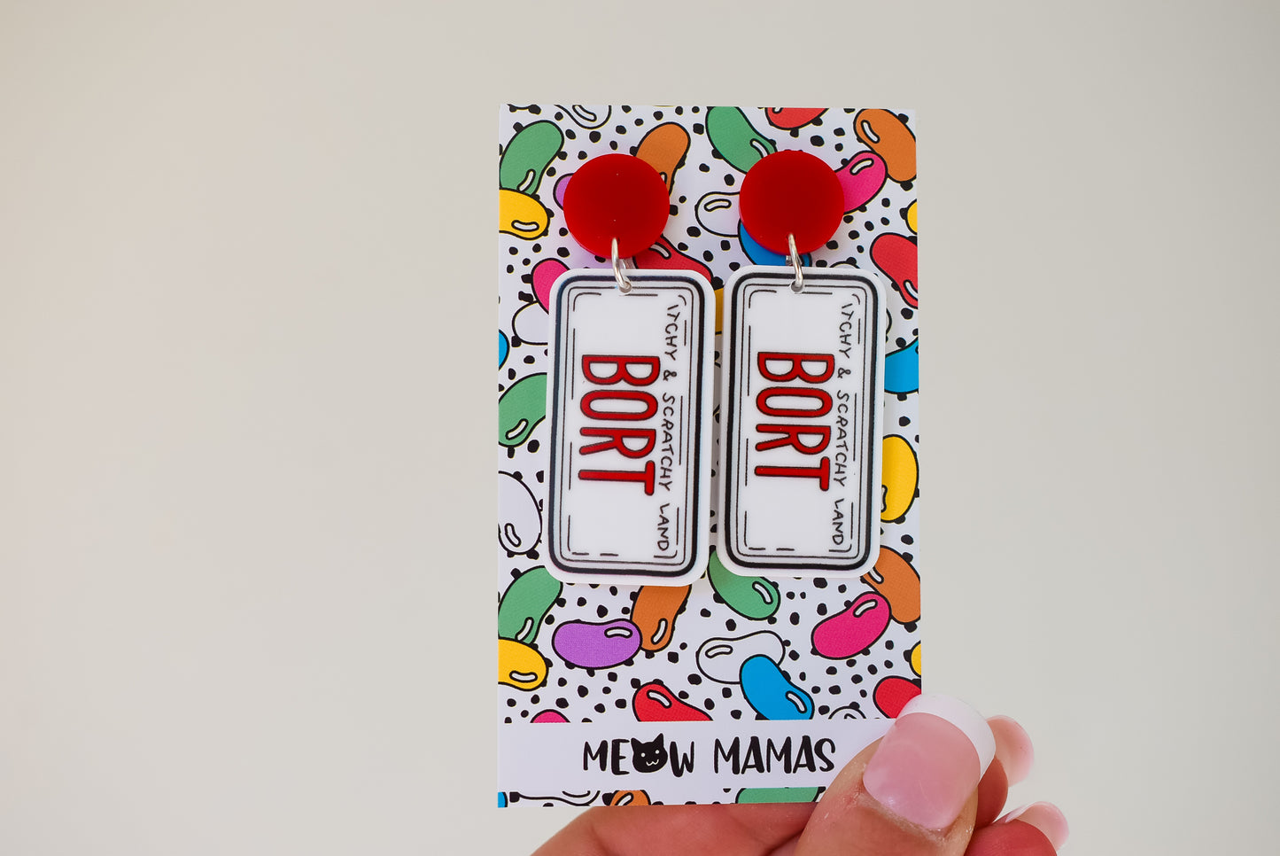 Bort dangle earrings