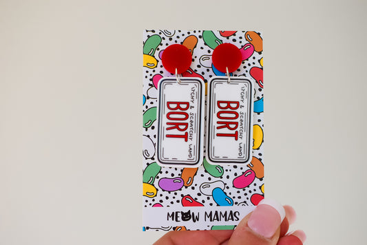 Bort dangle earrings