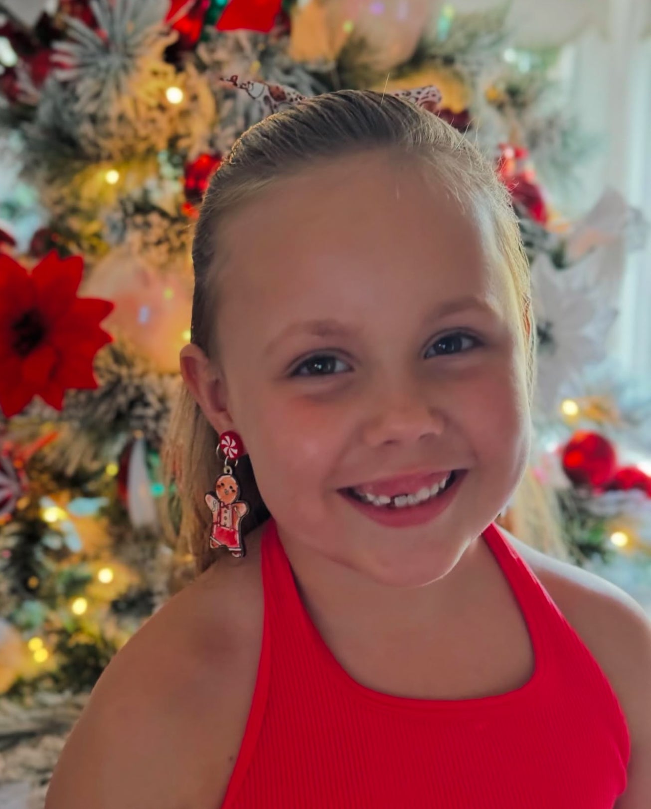 Pantaloon gingerbread wooden dangles