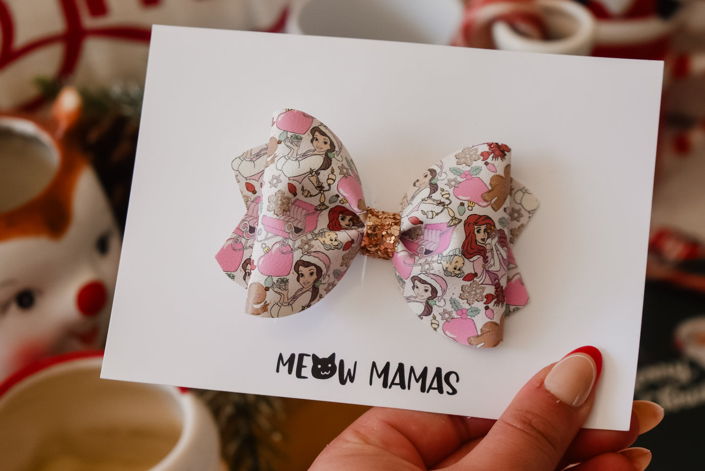 Christmas princess bow