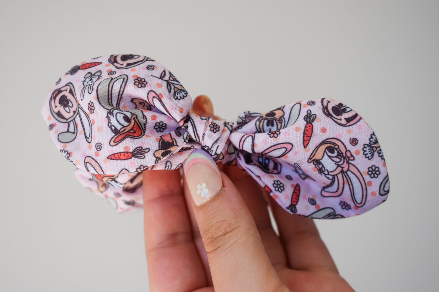 Easter mouse crew small twist scrunchie