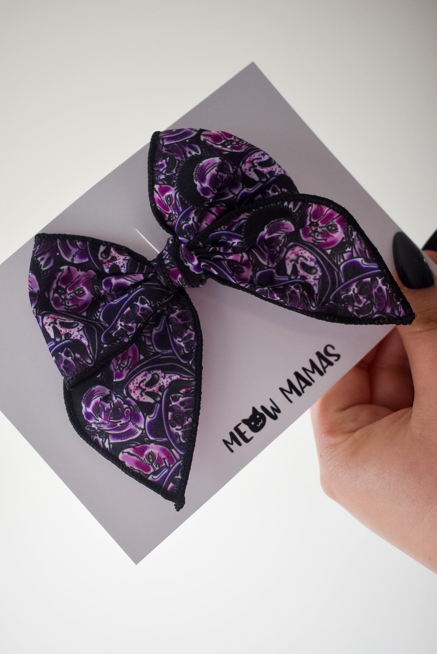 Horror neons mini whimsical sailor bow