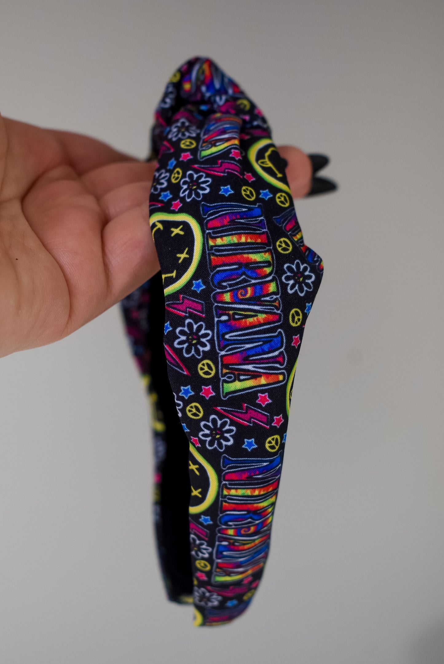 Nirvana Top Knot hard headband