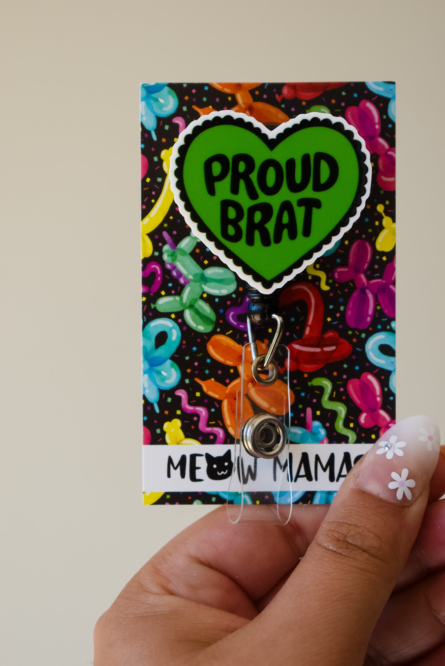 Proud Brat Badge reel