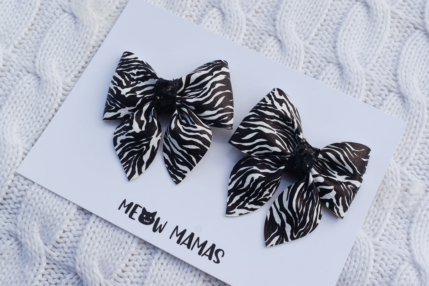 Zebra mini sailor pigtail set