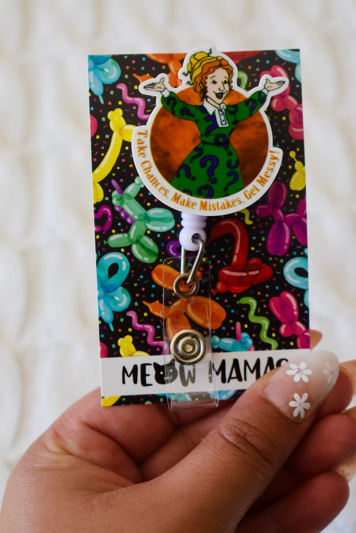 Miss Frizzle Badge reel