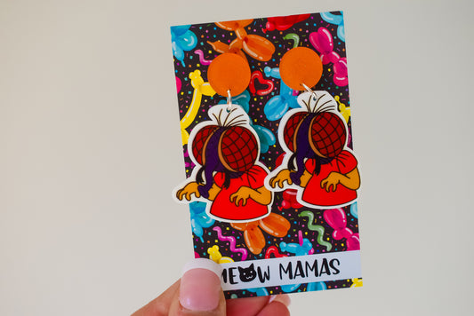 The fly dangle earrings