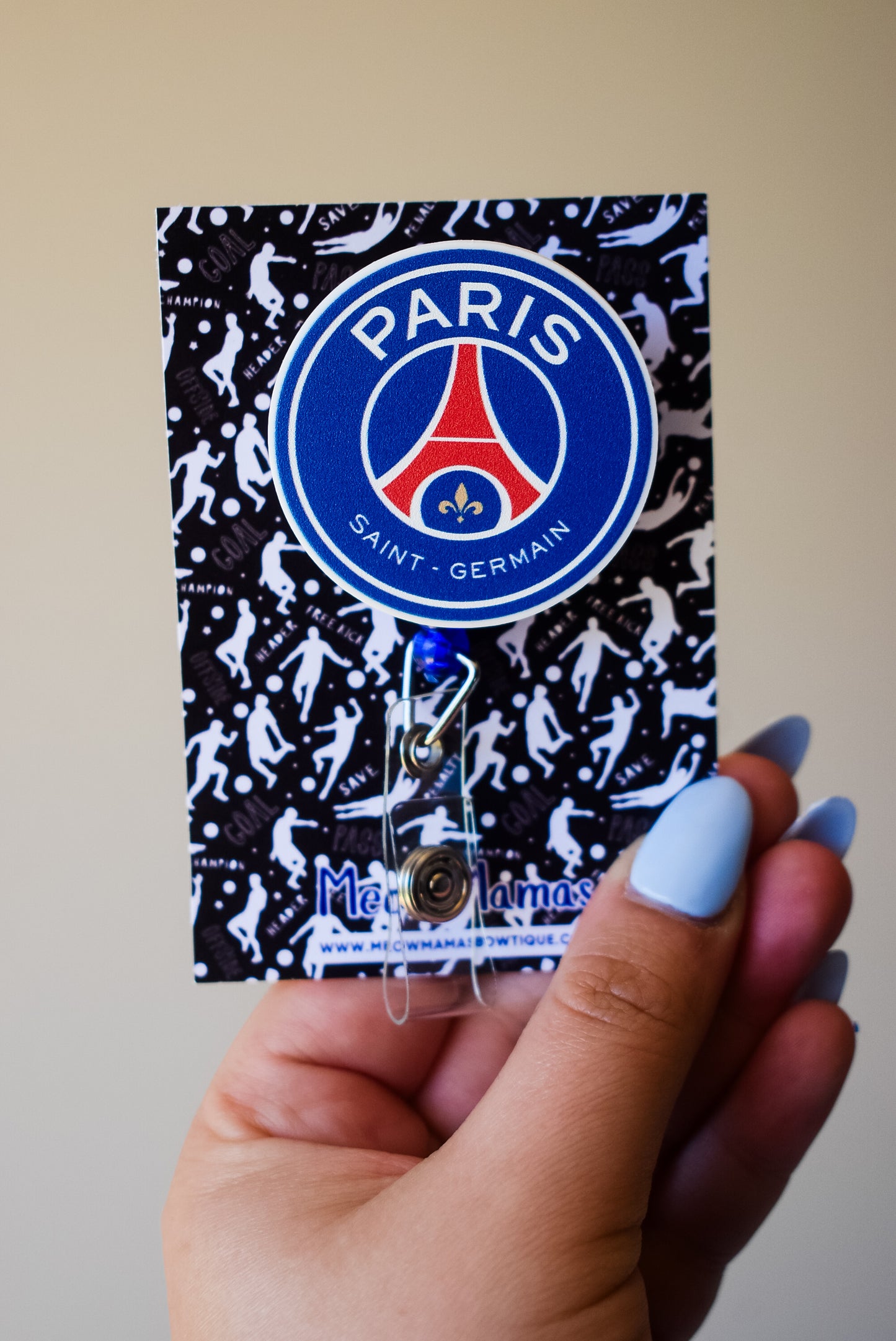 Paris saint Germain F.C badge reel