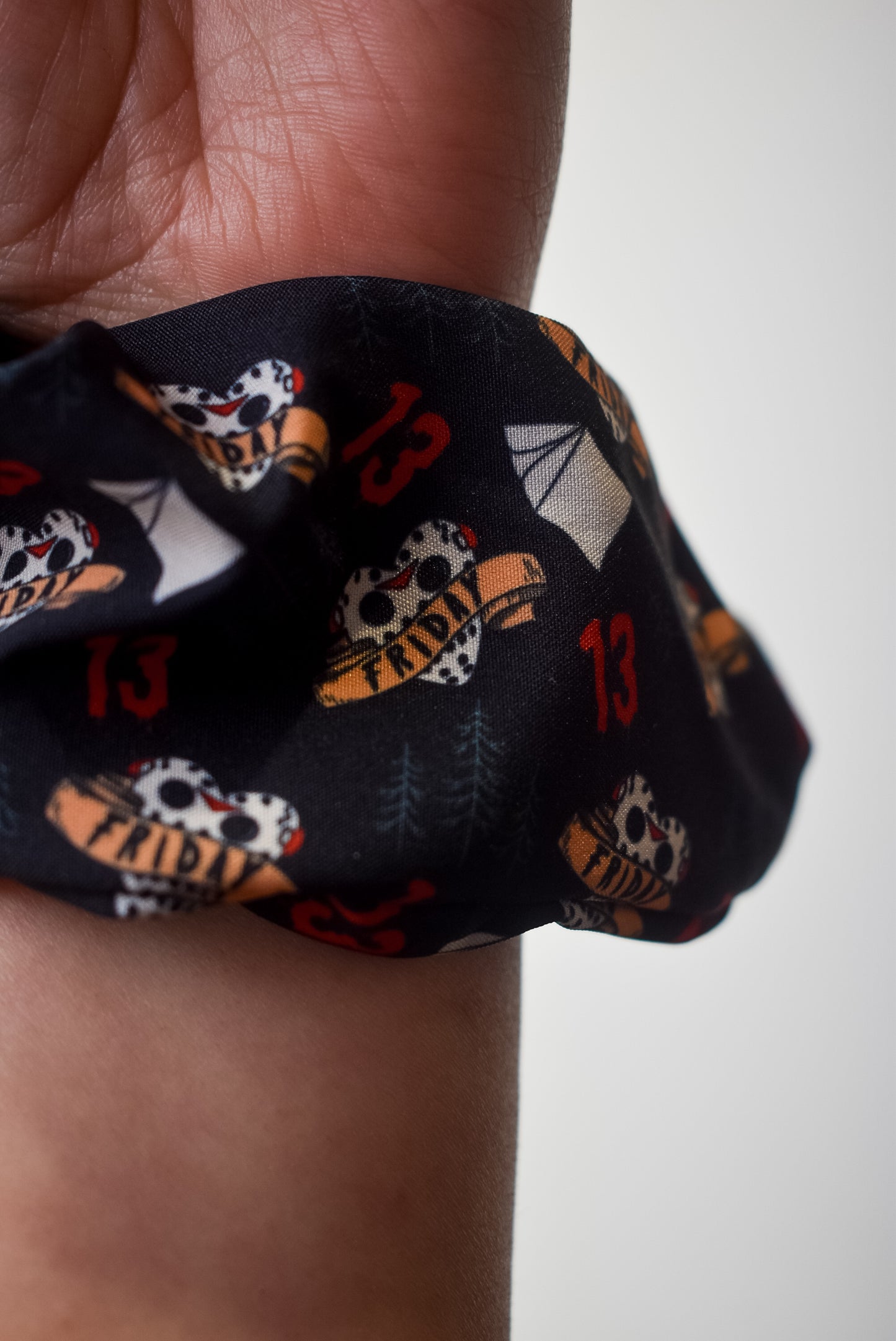 Friday the 13th scrunchie