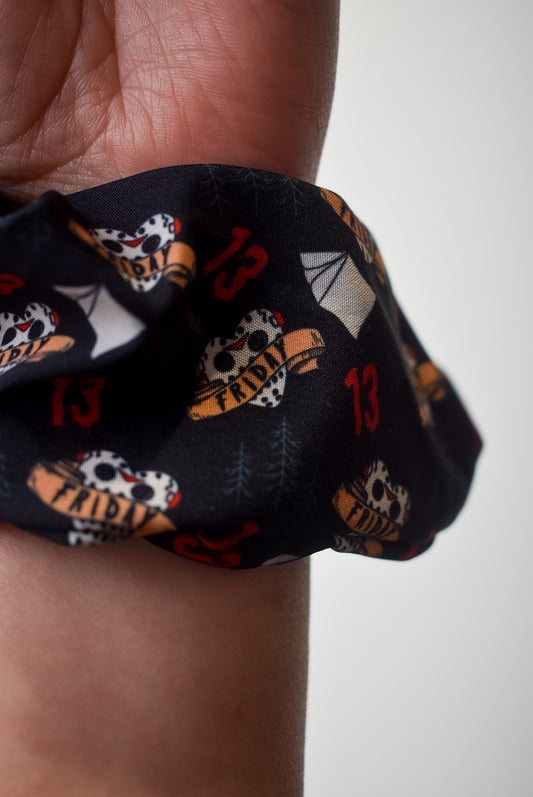 Friday the 13th scrunchie