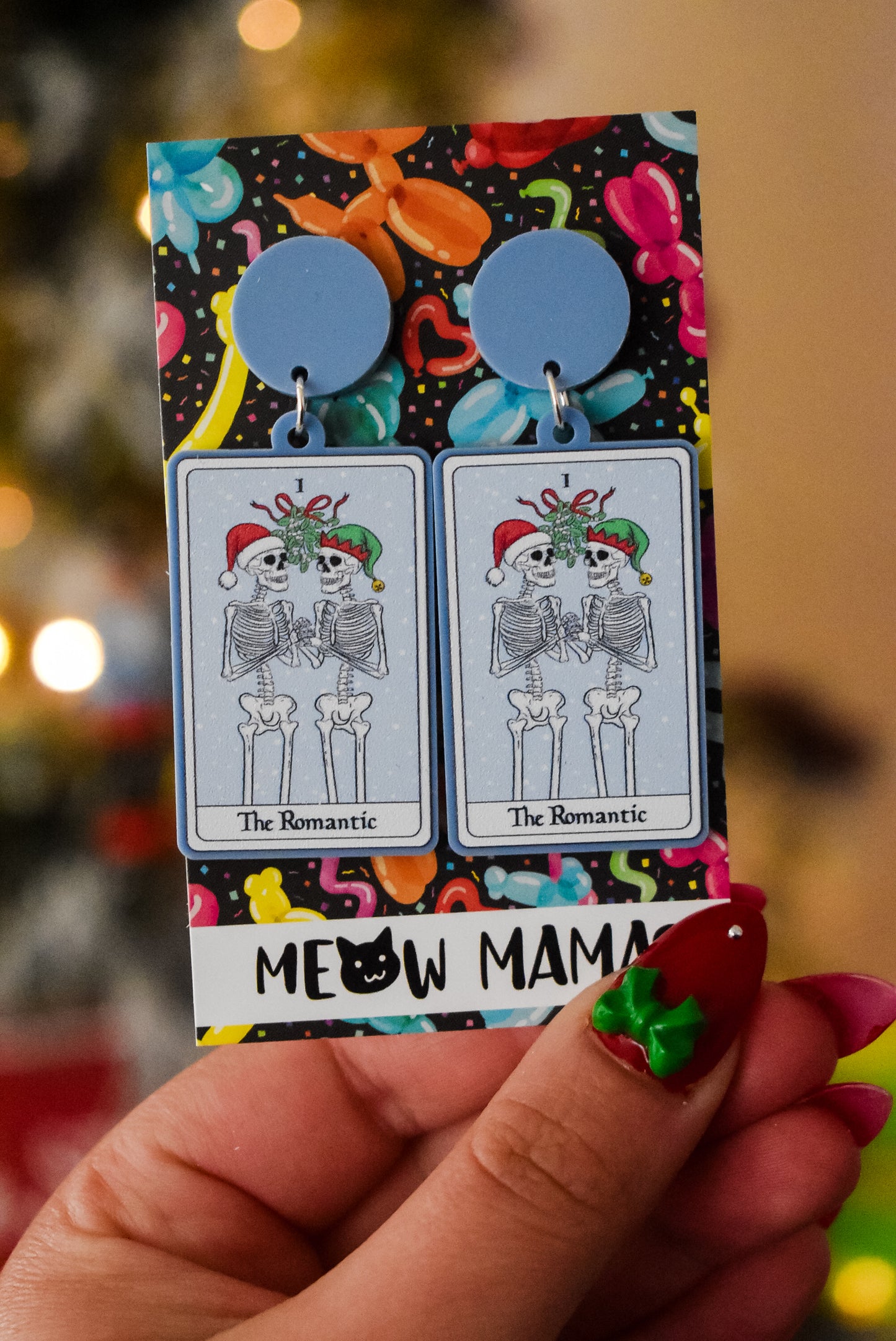 The Romantic Christmas dangle earrings