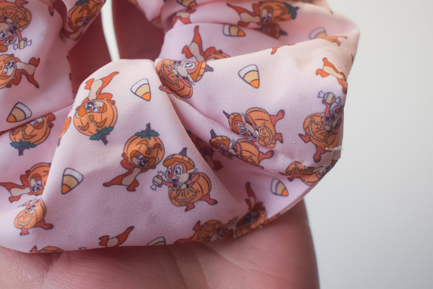 Chip n dale halloween scrunchie