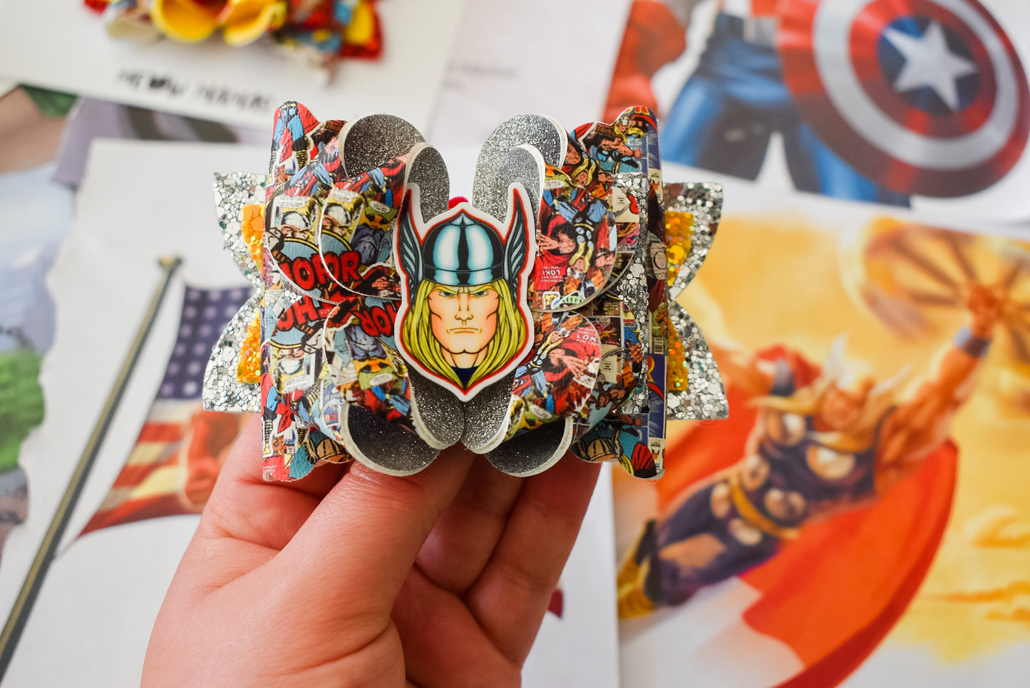 Thor hair bow