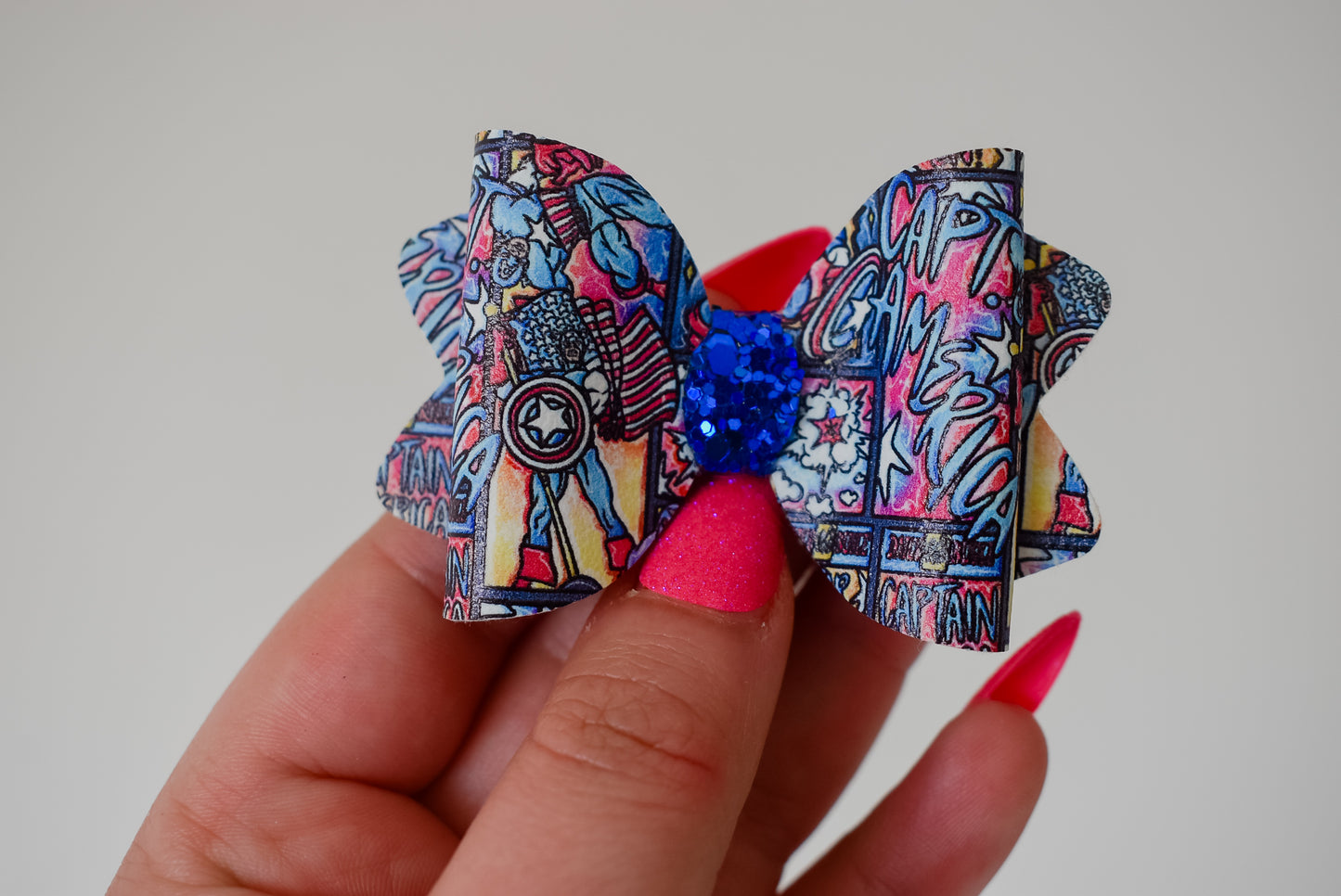 Captain america comic scene bow