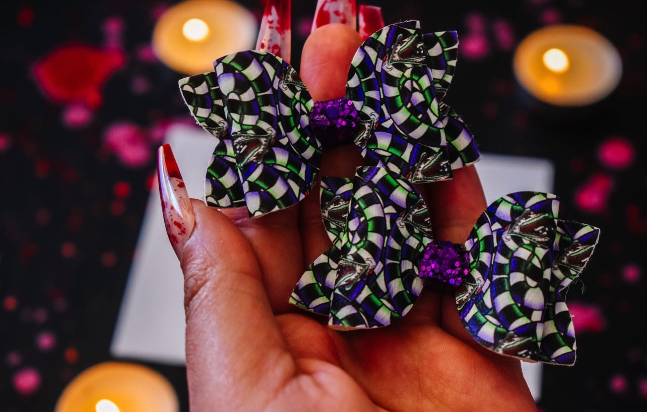 Beetlejuice pigtail set