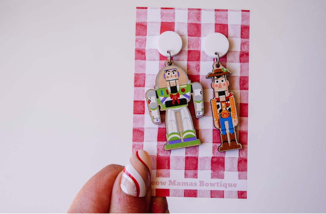 Youre a TOY nutcracker wooden dangles