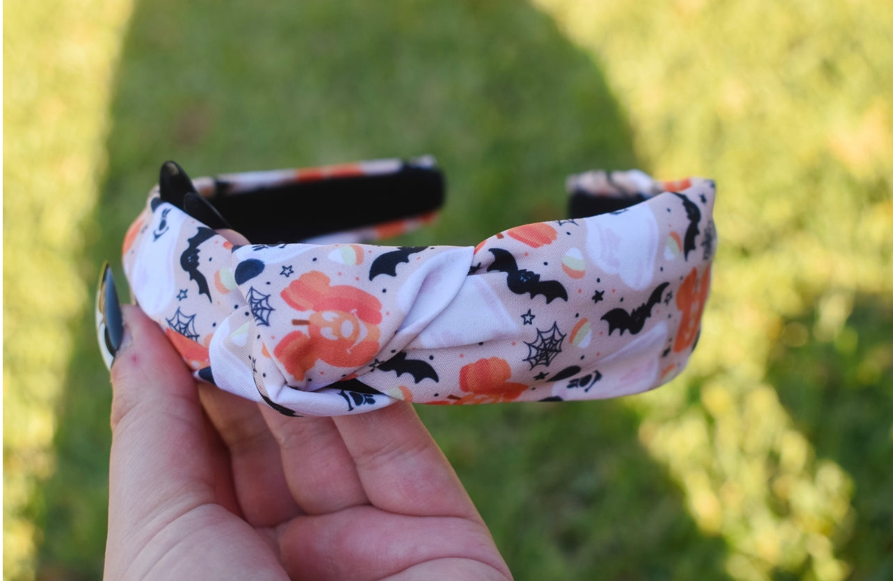 Boo to you Top Knot hard headband