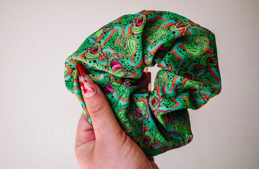 Slimer scrunchie