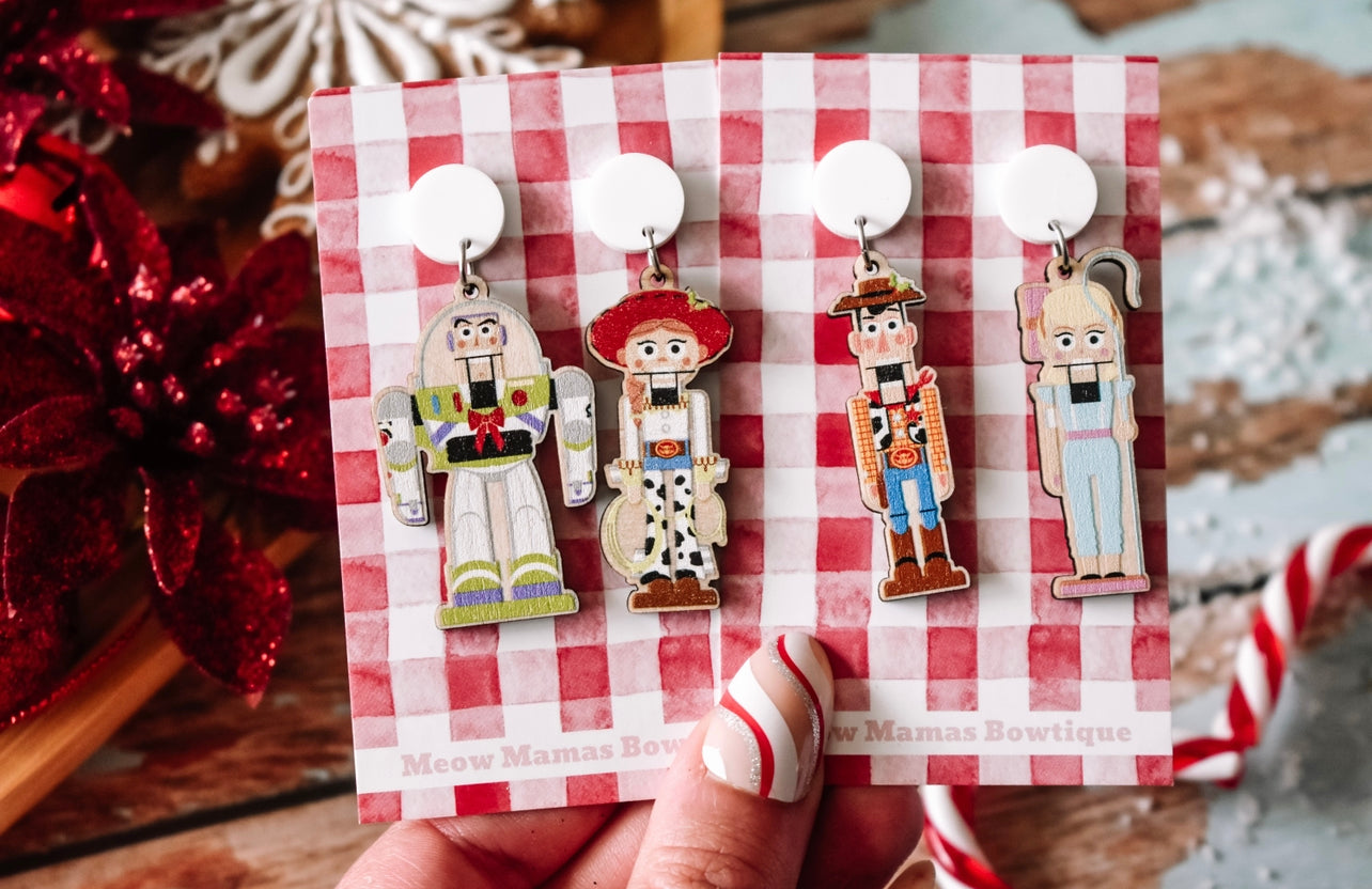 Youre a TOY nutcracker wooden dangles