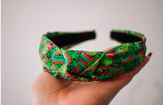 Slimer Top Knot hard headband
