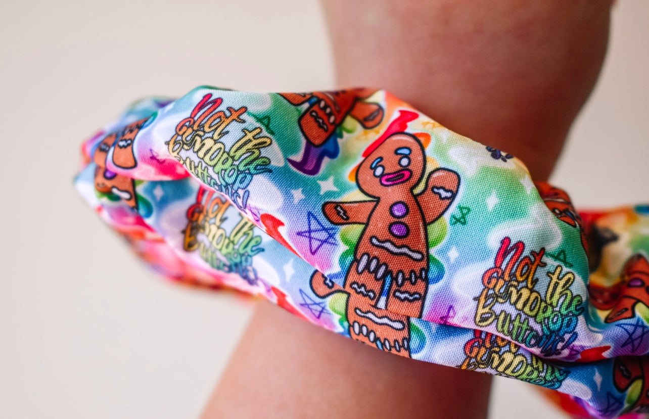 Not the gumdrop buttons scrunchie