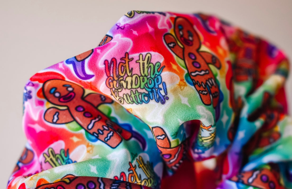 Not the gumdrop buttons scrunchie