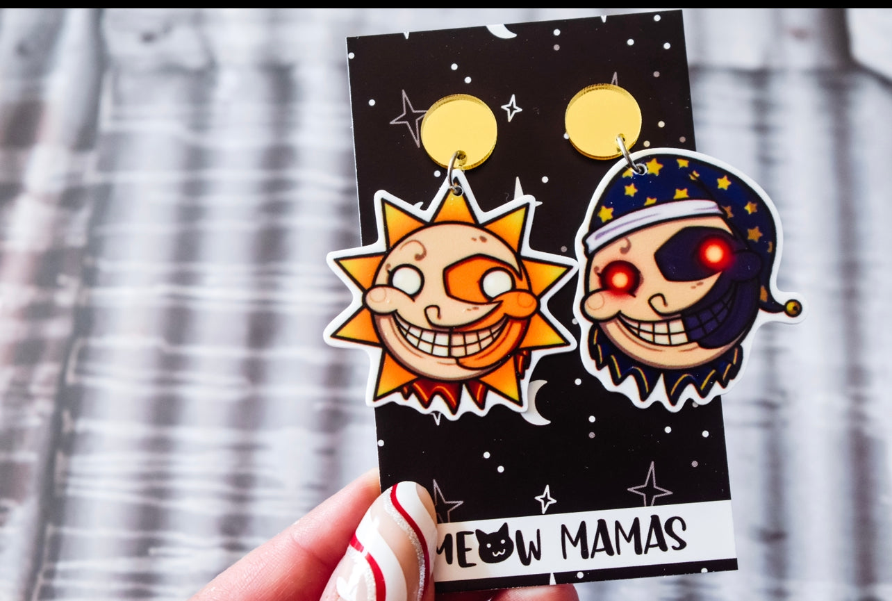 FNAF sun & moon dangles