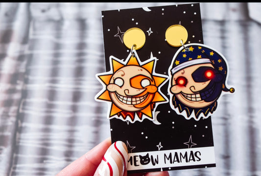 FNAF sun & moon dangles