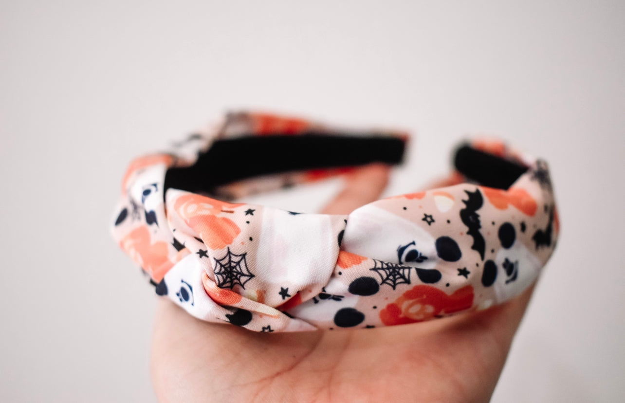 Boo to you Top Knot hard headband